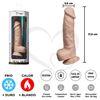 Real Skin Model 1 - Dildo con funcion Termoreactiva de Silicona Líquida de 18 cm